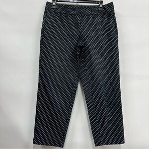 Ann Taylor Loft size 2 Marisa Printed Cropped capri style Pockets St Leg Pants